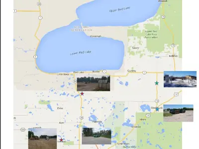 Beltrami county map