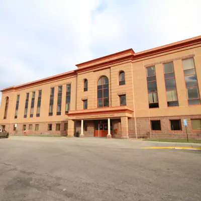Community Service Center Brick Building