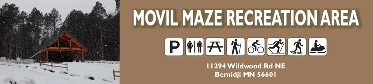 Movil maze amenities icon banner