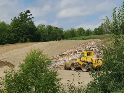 Demolition landfill