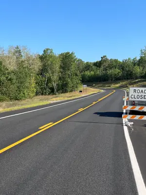 Road closed for construction